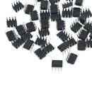40 Pcs 4.5V-16V NE555P Single Timer Chip IC 555 8 Pin DIP Sockets Black KVA