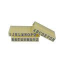 Detachable Plastic Rubber 26 English Alphabet Letters Stamp Set for Marking PGW