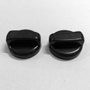 4 Pcs Black Kitchen Gas Stove Cooker Oven Control Rotary Switch Knobs P ZGE