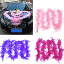 2M Purple Feather Boa Fluffy Party Decoration Fancy Costume Dress Up Pr UXX UJO