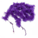 2M Purple Feather Boa Fluffy Party Decoration Fancy Costume Dress Up Pr UXX UJO