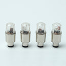 4pcs Multi Color LED Wheel Valve Stem Cap Tire Light Lamp For Bike Bicycle KUG
