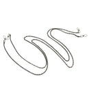 2Pcs Reading Glasses Spectacles Sunglasses 66cm Long Black Chain Neck ZWS