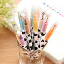 12pcs/lot Colorful Cow Print Gel Pen Cute Pens Student Office Accessories UIL