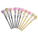 10pcs Children Kids Pencil Cartoon Eraser Stationery School Writing Supp MFJ