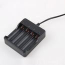 Eu Plug 4Slots Battery Charger For 18650 Rechargeable Lithium-Ion Battery g