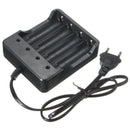 Eu Plug 4Slots Battery Charger For 18650 Rechargeable Lithium-Ion Battery g