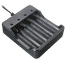 Eu Plug 4Slots Battery Charger For 18650 Rechargeable Lithium-Ion Battery g