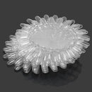 10Pcs Women Clear DIY Acrylic Nail Art Tips Display Practice Round Wheel QLY