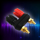 Dual Female Banana Plug Jack Terminal Binding Post for-Speaker Amplifi TZY YEF