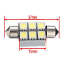 2X 36mm CANBUS Error Free 3 LED 5050 SMD 6418 C5W License Plate Dome Light Bulb