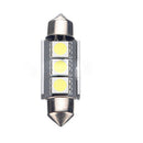 2X 36mm CANBUS Error Free 3 LED 5050 SMD 6418 C5W License Plate Dome Light Bulb