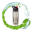 Flip Straw Drink Sports Water Plastic Bottle Running Cycling Hike BPA Free SPJ