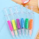 Cute Syringe Highlighters Pen Marker Needle Ball-Point Nurse Hospital Doct IIV