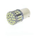 2Pcs White 1156 BA15S 1206 5W 50-SMD LED Car RV Turn Signal Light Lamp Bulbs