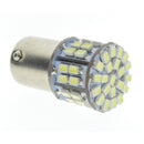 2Pcs White 1156 BA15S 1206 5W 50-SMD LED Car RV Turn Signal Light Lamp Bulbs