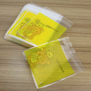 100Pcs Self Adhesive Seal Plastic Gift Bags Bear Pattern for Candies Cooki JHI