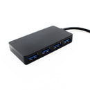 USB 3.0 4-Port USB Hub Splitter Adapter Ultra Speed for Laptop Computer PC RZB