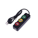 High Speed 4 Port USB 2.0 HUB Splitter Towed Adapter Converter For PC Laptop YYP