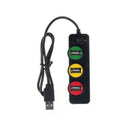 High Speed 4 Port USB 2.0 HUB Splitter Towed Adapter Converter For PC Laptop YYP