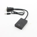 VGA Male To HDMI Output 1080P HD + HDTV Video USB Cable Cord Converter QGW