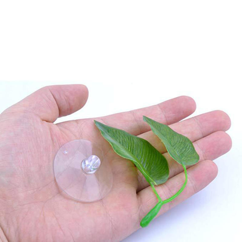 2019 New Artificial Plant Leaf Resting Hammock Fish Rest Bed Tropical Aquarium