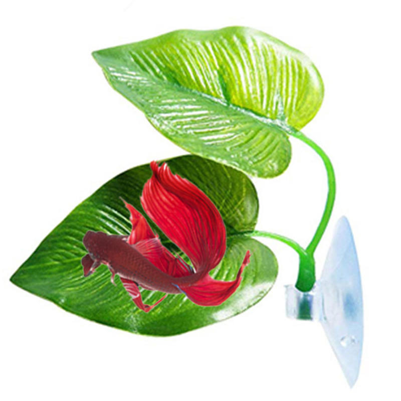 Double-Layer Ornamental Artificial Leaf Resting Spawning Leaf Fish Bed Hammock