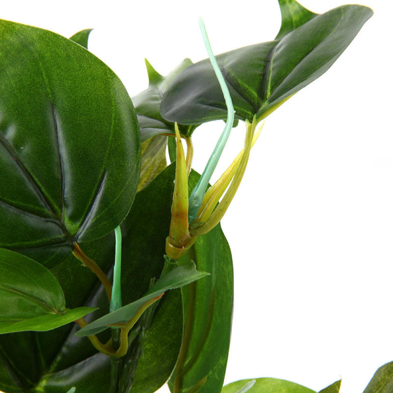 Big Leaf Artificial Simulation Water Plants Grass For Fish Tank Decor Green New