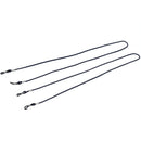 2 X Nylon Sunglasses Eyeglasses Strap Neck Cord String Retainer Lanyard Black