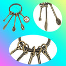 Creative Metal Car Keyring Kitchenware Kitchen Supplies Keychain Key Chain Ring