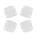 4X Universal Invisible Clear Auto Car Door Handle Scratch Protector Films Sheet