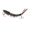 6 Segment Fish Lure Swimbait Crank Baits Hard Bait Slow Fishing Hooks Tackle