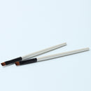 Women Makeup Tool Oblique Angled Eyebrow Eye Liner Brow Brush White Handle Hx