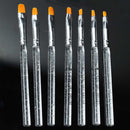 7x Powder Painting Pen For Nail Art Manicure Decor UV Gel Liquid Brush To TAA