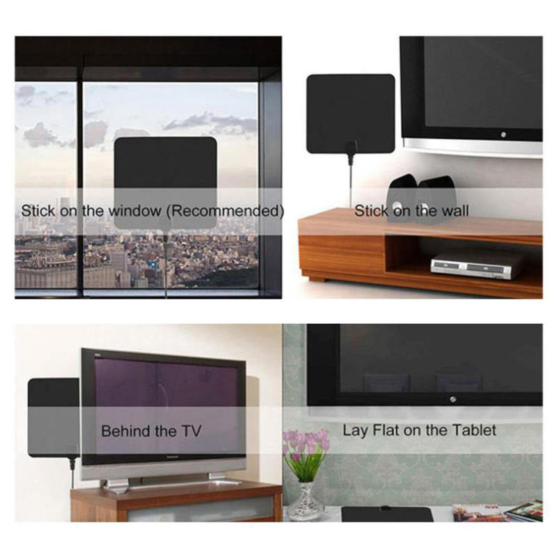 80 Mile Range Antenna TV Digital HD Antena Digital Indoor HDTV 1080p 400 SDK