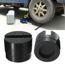2* Car 5cm Universal Slotted Frame Rail Floor Jack Guard Adapter Lift Rubber Pad