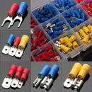300pcs Insulated Electrical Wire Terminal Crimp Connector Spade Box Set K KRU