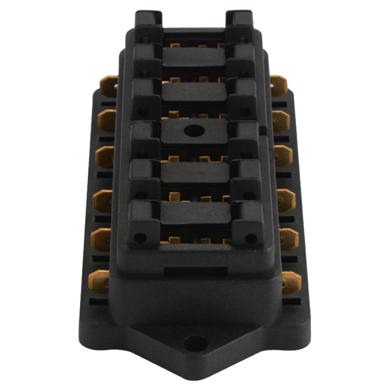 1-50A 6-Way Blade Fuse Box Block Holder LED Indicator For Universal Car Boat