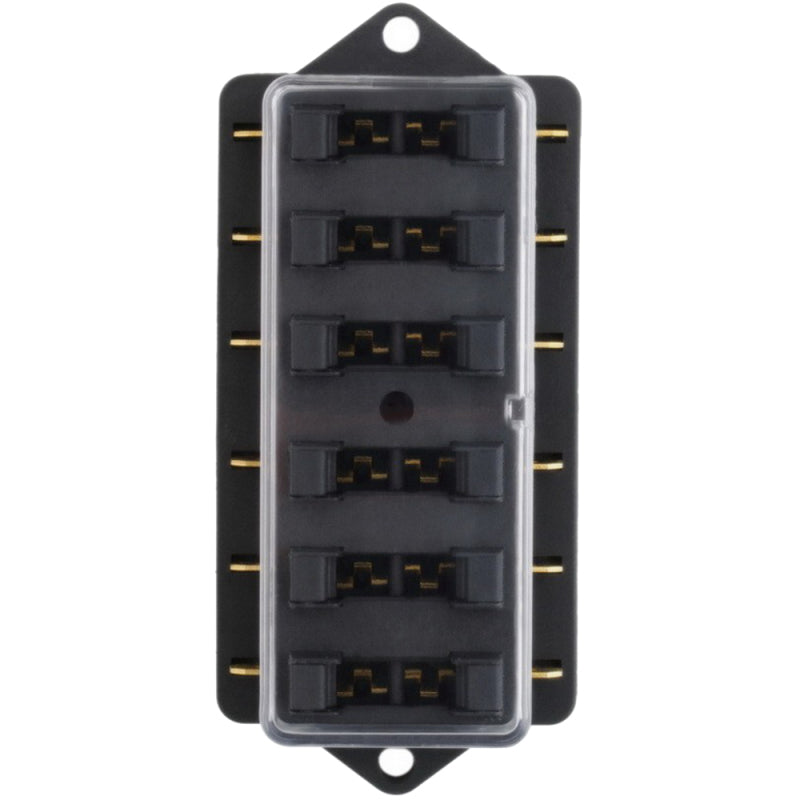 1-50A 6-Way Blade Fuse Box Block Holder LED Indicator For Universal Car Boat