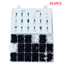 415pcs Car Push Retainer Pin Rivet Trim Clip Panel Moulding Assortment For Ford