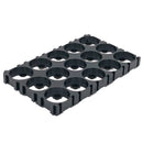 10pc 3x5 18650 Cell Battery Spacer Radiating Shell Heat Holder Bracket Bla HIZ