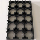 10pc 3x5 18650 Cell Battery Spacer Radiating Shell Heat Holder Bracket Bla HIZ