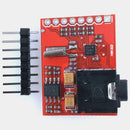 Red HW-322 Radio Tuner Evaluation Development Board PCB for AVR ARM PIC  EHH