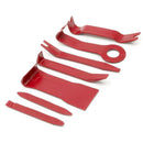 7x Red Car Interior Dash Radio Door Clip Panel Trim Open Removal Tools Set