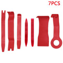 7x Red Car Interior Dash Radio Door Clip Panel Trim Open Removal Tools Set