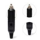 12-24V Male Cigarette Cigar Lighter Power Plug Connector Fusion Car TMK