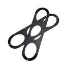 2x Aluminum Alloy Car Refit Rear Bumper Race Air Diversion Diffuser Panels HVF