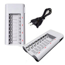 EU 8 Slot Smart Fast Charger AA AAA NiMH/NiCd Battery Rechargeable Battery dsg