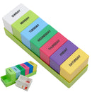 7 Day Weekly Medicine Pill Box Case 28 Slots Storage Organizer Home new