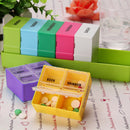 7 Day Weekly Medicine Pill Box Case 28 Slots Storage Organizer Home new